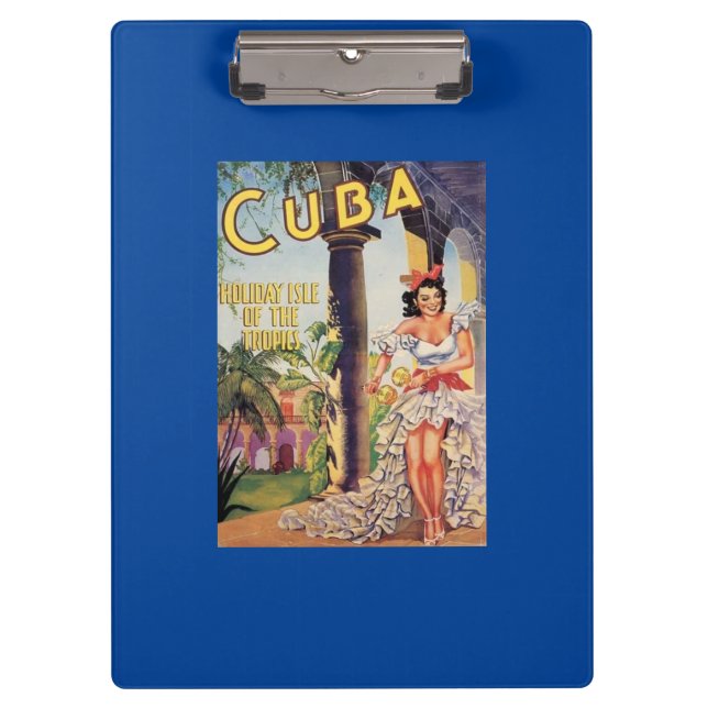 Pranchetas Vintage Cuba Holiday Isle of Tropics (Frente)