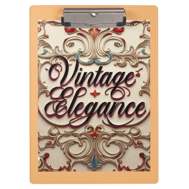 Pranchetas "Vintage Elegante Refinado" " (Frente)
