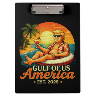 Pranchetas Vintage Funny Trump América Golfo 2025