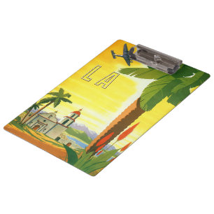 Pranchetas Vintage Los Angeles, Missão da Califórnia com Palm