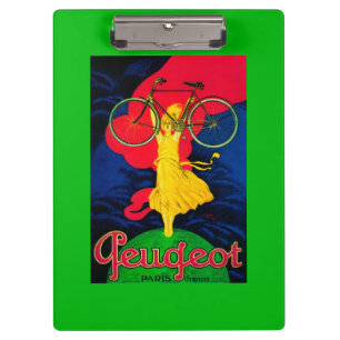 Pranchetas Vintage PosterEurope da bicicleta de Peugeot