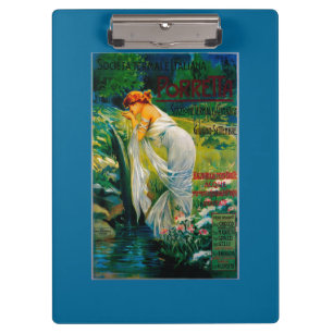 Pranchetas Vintage PosterEurope de Societa Termale Italiana