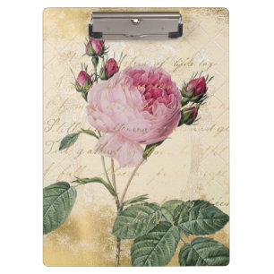 Pranchetas Vintage Rosa parisiense