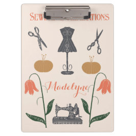 Pranchetas Vintage Sewing Machine Seamstress Tailor