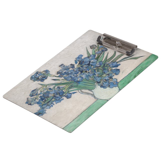 Pranchetas Vintage Van Gogh Irises (Inclinado)