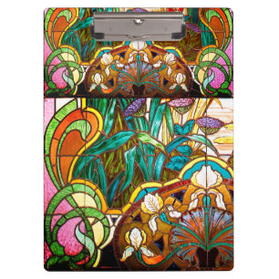 Pranchetas Vitral do nouveau da arte floral