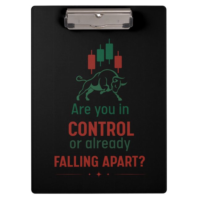 Pranchetas Você Está no Controle? – Disciplina do Trader (Frente)