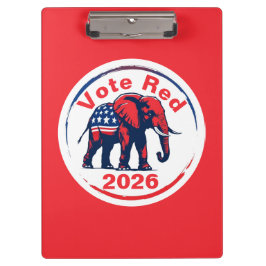 Pranchetas Votação Vermelho 2026