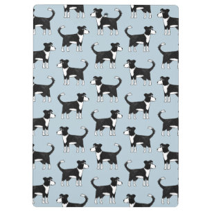 Pranchetas Welsh Border Collie Sheepdog Cute Patterno
