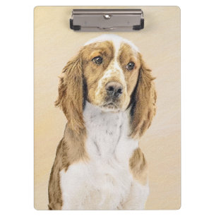 Pranchetas Welsh Springer Spaniel Painting - Arte Original De