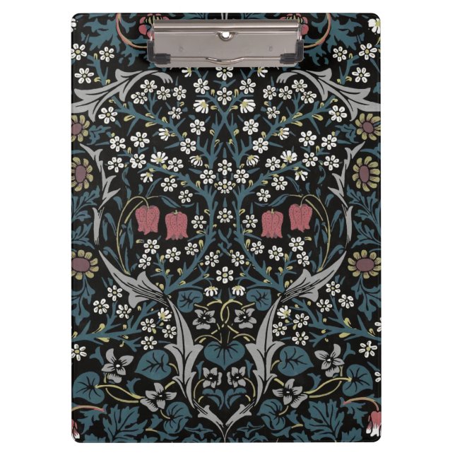 Pranchetas William Morris Blackthorn Floral Art Nouveau (Frente)
