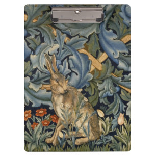 Pranchetas William Morris Forest Rabbit Floral Art Nouveau