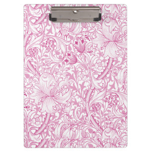 Pranchetas William Morris Ouro Lily Floral Patterno