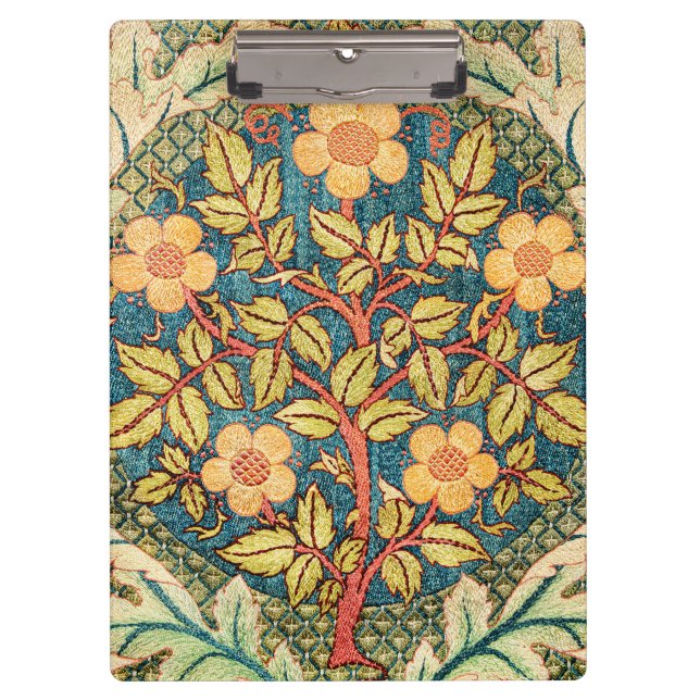 Pranchetas William Morris Rosa Wreath (Frente)