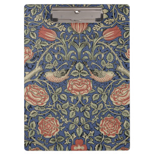 Pranchetas William Morris Tudor Rosa Wallpaper