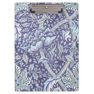 Pranchetas William Morris Windrush Padrão Floral Azul
