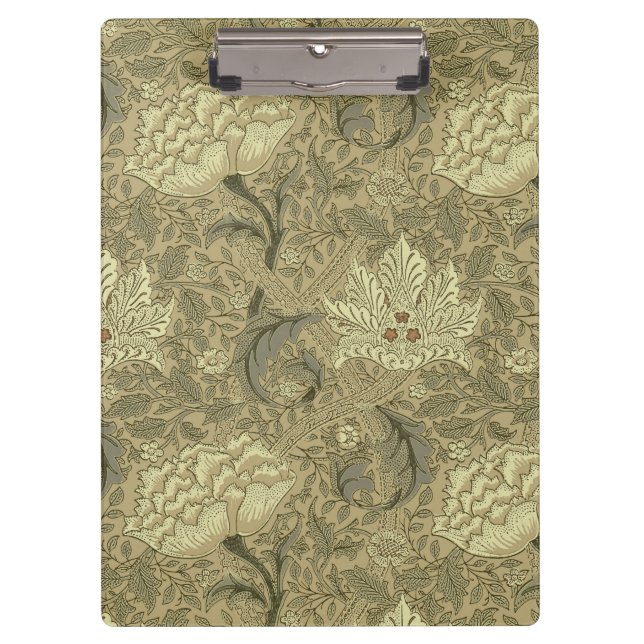 Pranchetas William Morris Windrush Wallpaper Pattern (Frente)