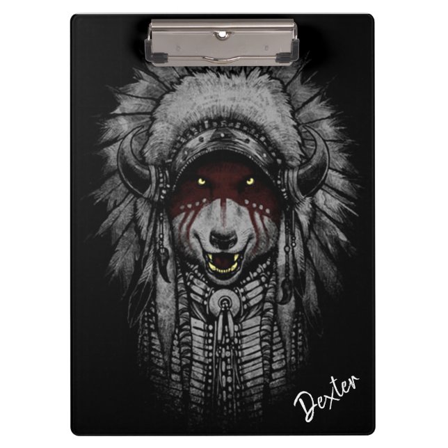 Pranchetas Wolf Tribal (Frente)