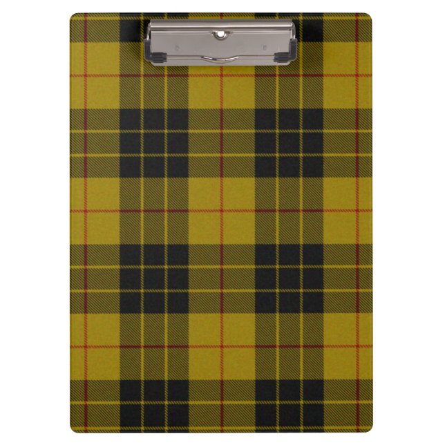 Pranchetas Xadrez amarela de tartan MacLeod (Frente)