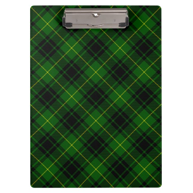Pranchetas Xadrez verde MacArthur tartan (Frente)