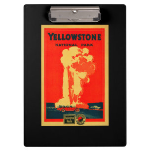 Pranchetas Yellowstone, poster fiel velho da propaganda