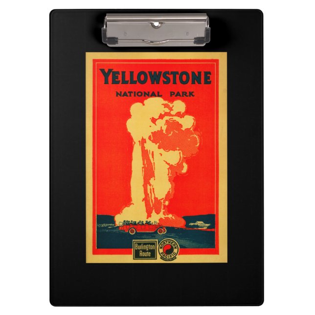 Pranchetas Yellowstone, poster fiel velho da propaganda (Frente)