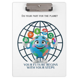 Pranchetas Your Future Your Steps Earth Day Sustainability