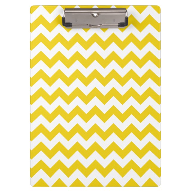 Pranchetas Zigzag Amarelo, Chevron Amarelo, Padrão Geométrico (Frente)