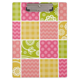 Pranchetas Zigzag, Chevron, Bolinhas, Gingham, Patchwork