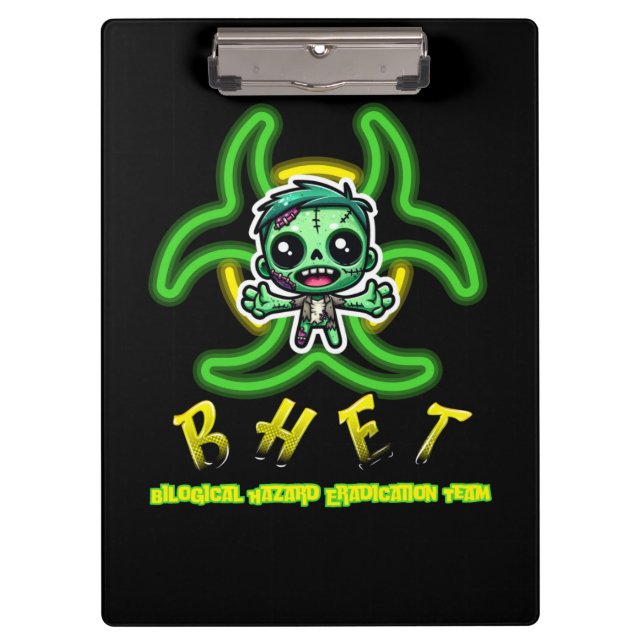 Pranchetas Zombie engraçado (Frente)