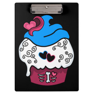 Pranchetas Zombie Heart Cupcake