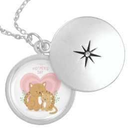 Prata Esterlina Colar do Dia de as mães Feliz