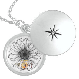 Prata Esterlina Colar do Dia de as mães Feliz