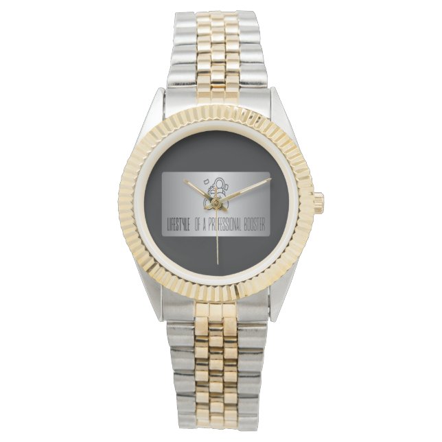 Prata preta, Dourada, tipo relógio (Frente)