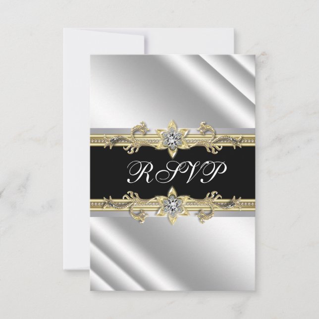 Prata Preto e Ouro RSVP (Frente)
