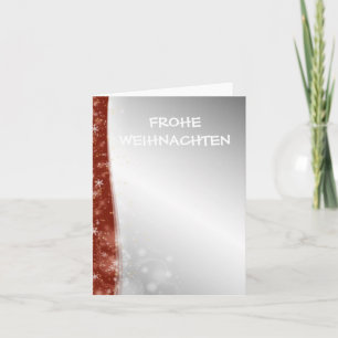 Prata Weihnachts vermelhos cartões