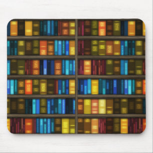 Prateleiras de livros 1 Mousepad