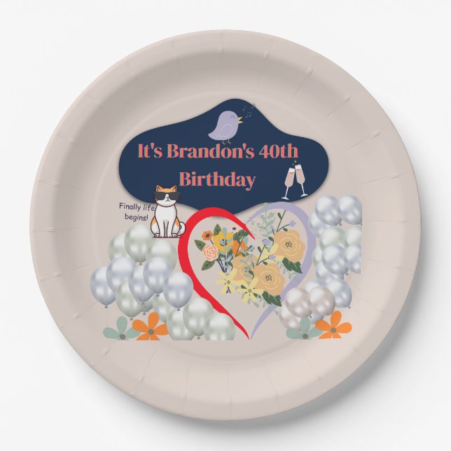 Prato de papel (Frente)