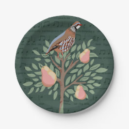 Prato De Papel 12 dias de Natal