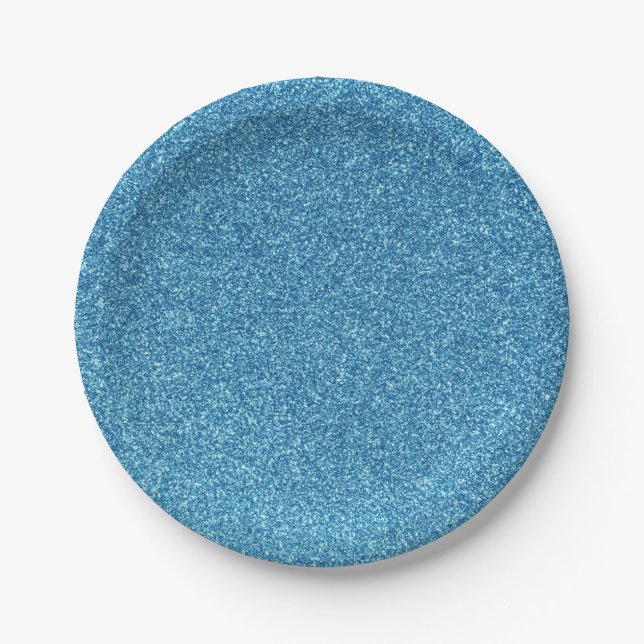 Prato De Papel 17 fontes azuis legal do partido dos Sparkles do (Frente)