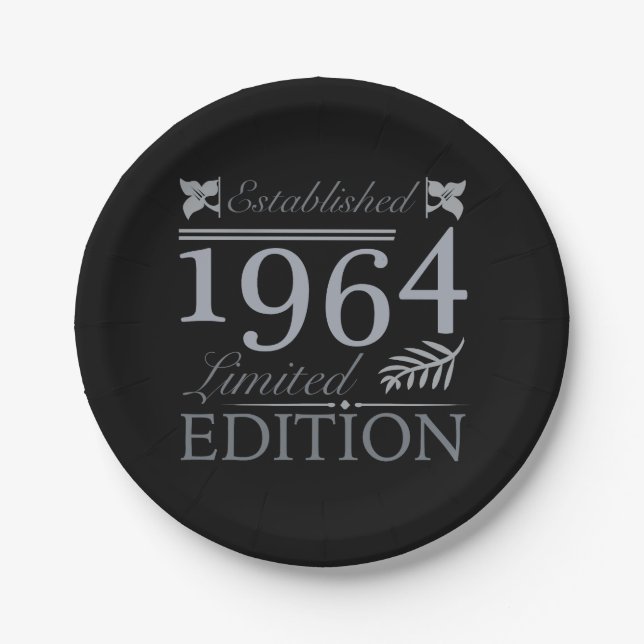Prato De Papel 1964 Limited Edition 60 anos (Frente)