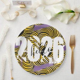 Prato De Papel 2026 New Years Trippy Bold Font