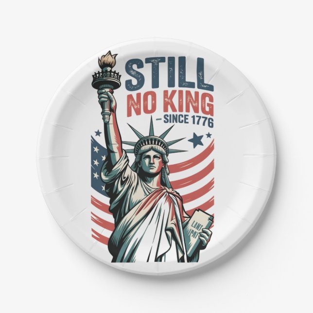 Prato De Papel 250 Anniversary 250th July 4th 1776-2026 Patriotic (Frente)