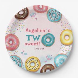 Prato De Papel 2nd birthday paper plates.