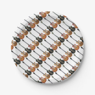 PRATO DE PAPEL 3 GUITARRA ELÉTRICAS