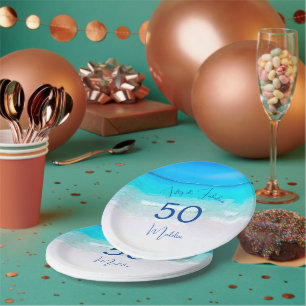 Prato De Papel 50 e Fabuloso 50. Aniversário da Beach Suite