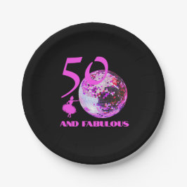 Prato De Papel 50 e Fabuloso aniversário de dançarina negra