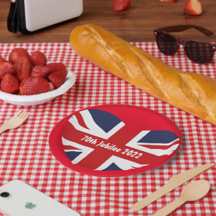 Prato De Papel 70 Jubilee 2022 England Flag
