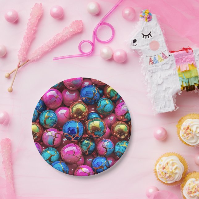 Prato De Papel 7" Round Paper Plate (Festa)