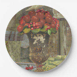 Prato De Papel 8 placas de papel de tamanho Jantado com tópico da